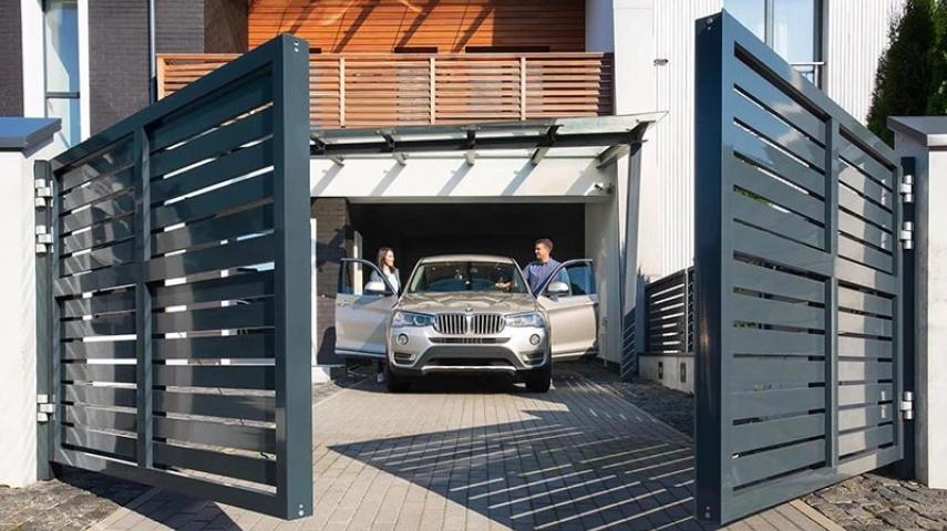 распашные ворота в Ипатово