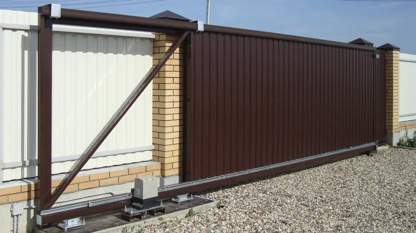 ворота из профлиста в Ипатово